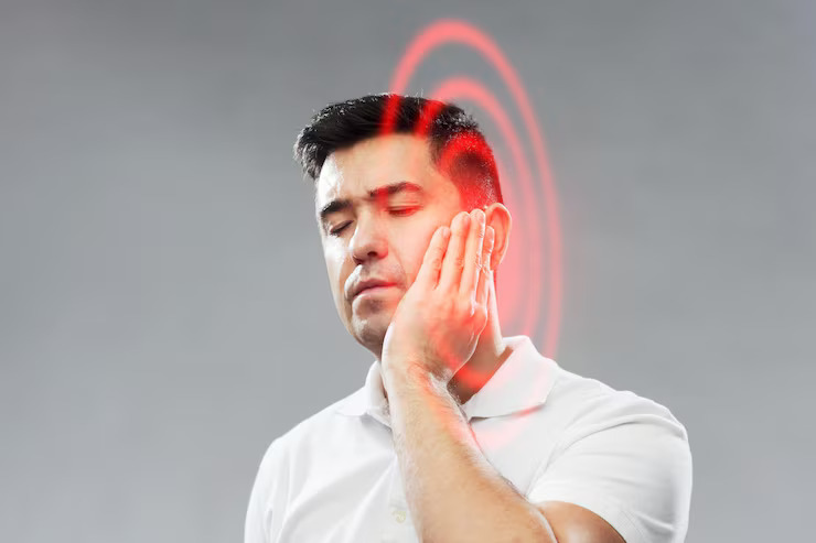 TMJ disorder pain illustration